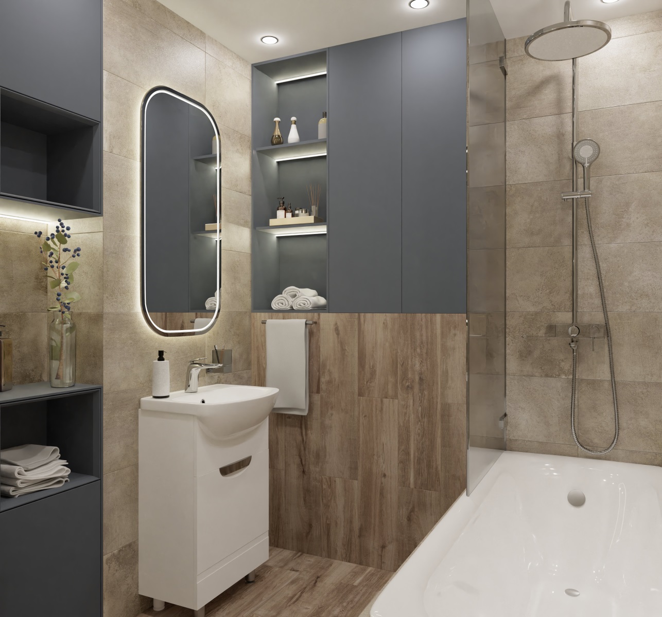 WD104 На пол Taiga Wenge 20x120 - фото 10