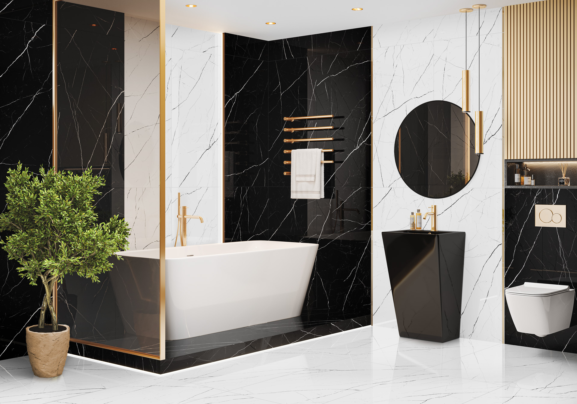 60120TWN99HG На пол Twinstone Black суперполированный 600x1200x8 - фото 8