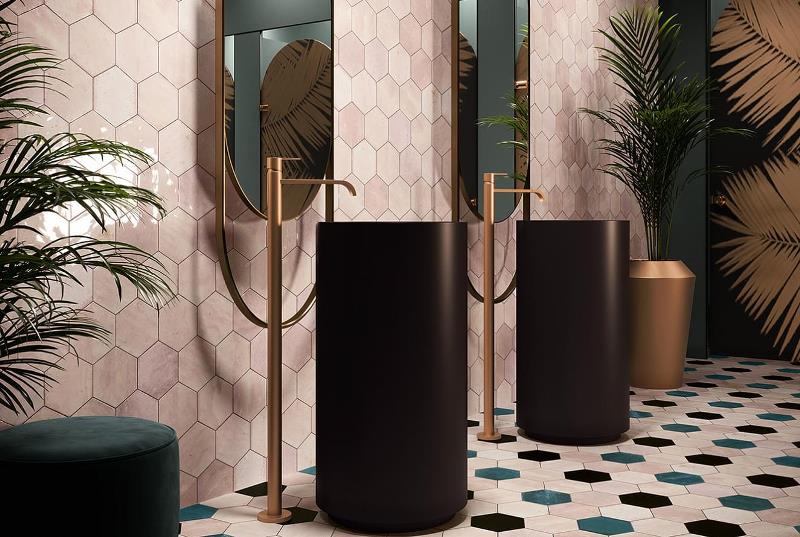 PT03154 На пол Hope Hex Blue Matt - фото 12