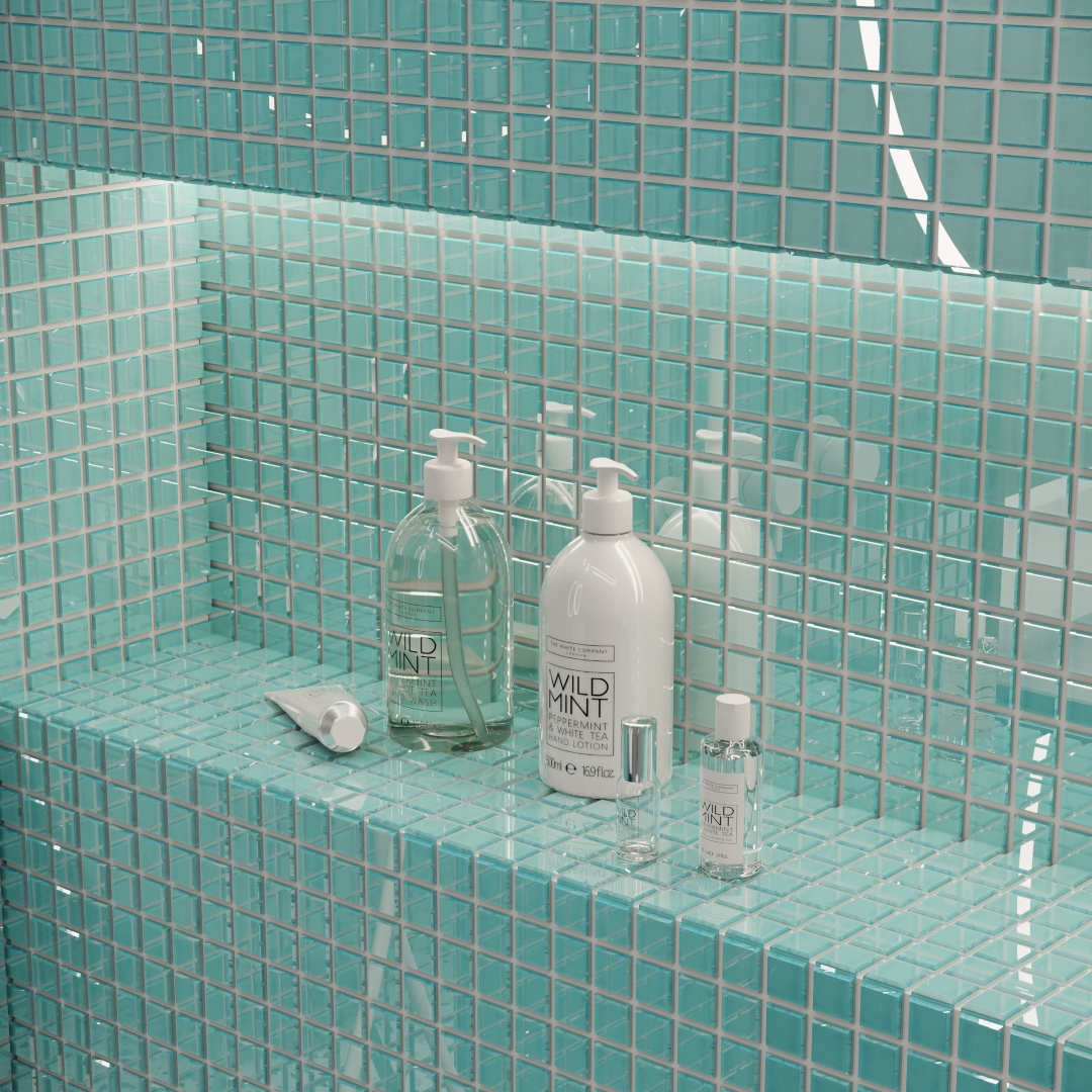 Arktika 4*20*20  327*327 На пол Стеклянная мозаика Arktika  - фото 26