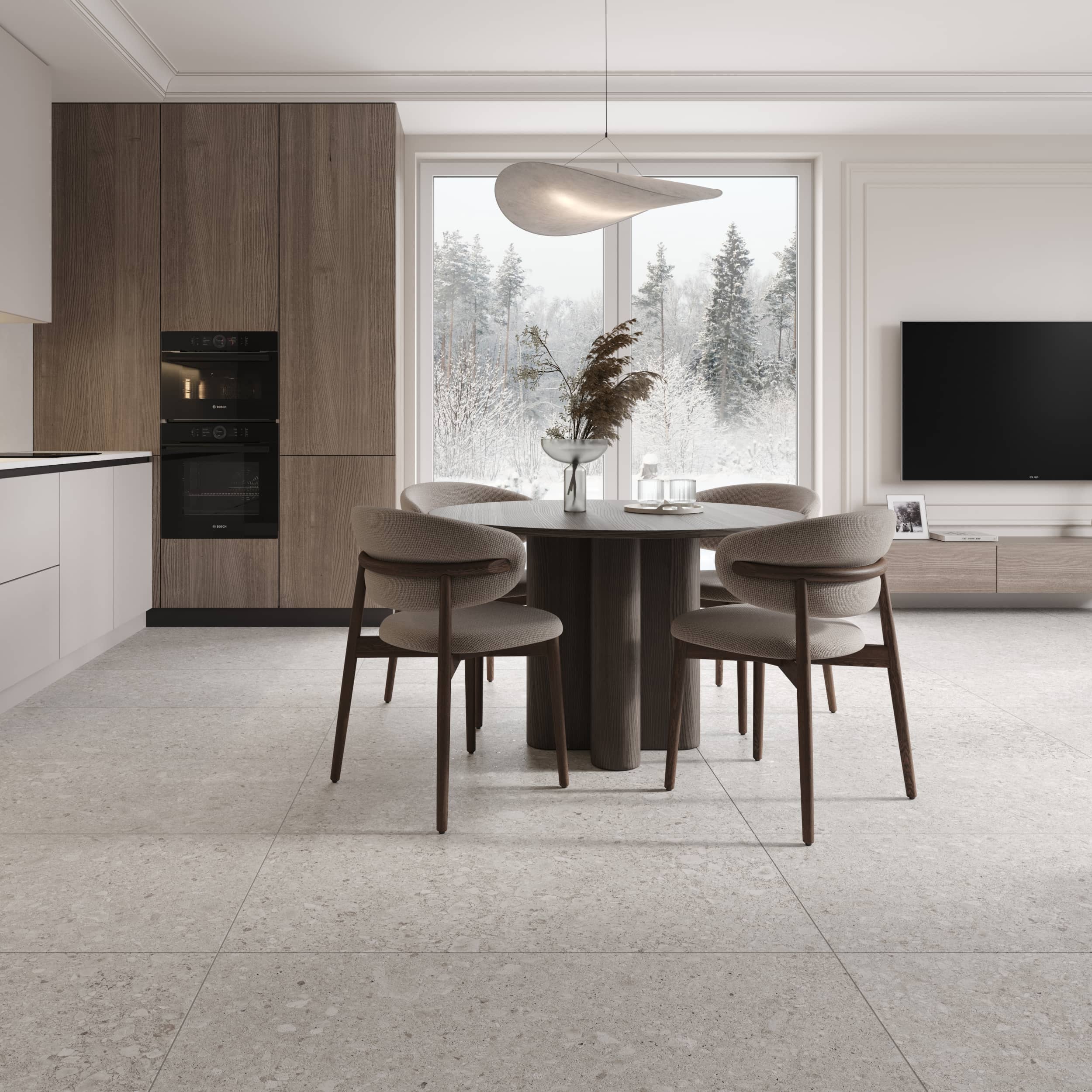 6493-0139 На пол Иней / Inei Белый 60х120 - фото 9