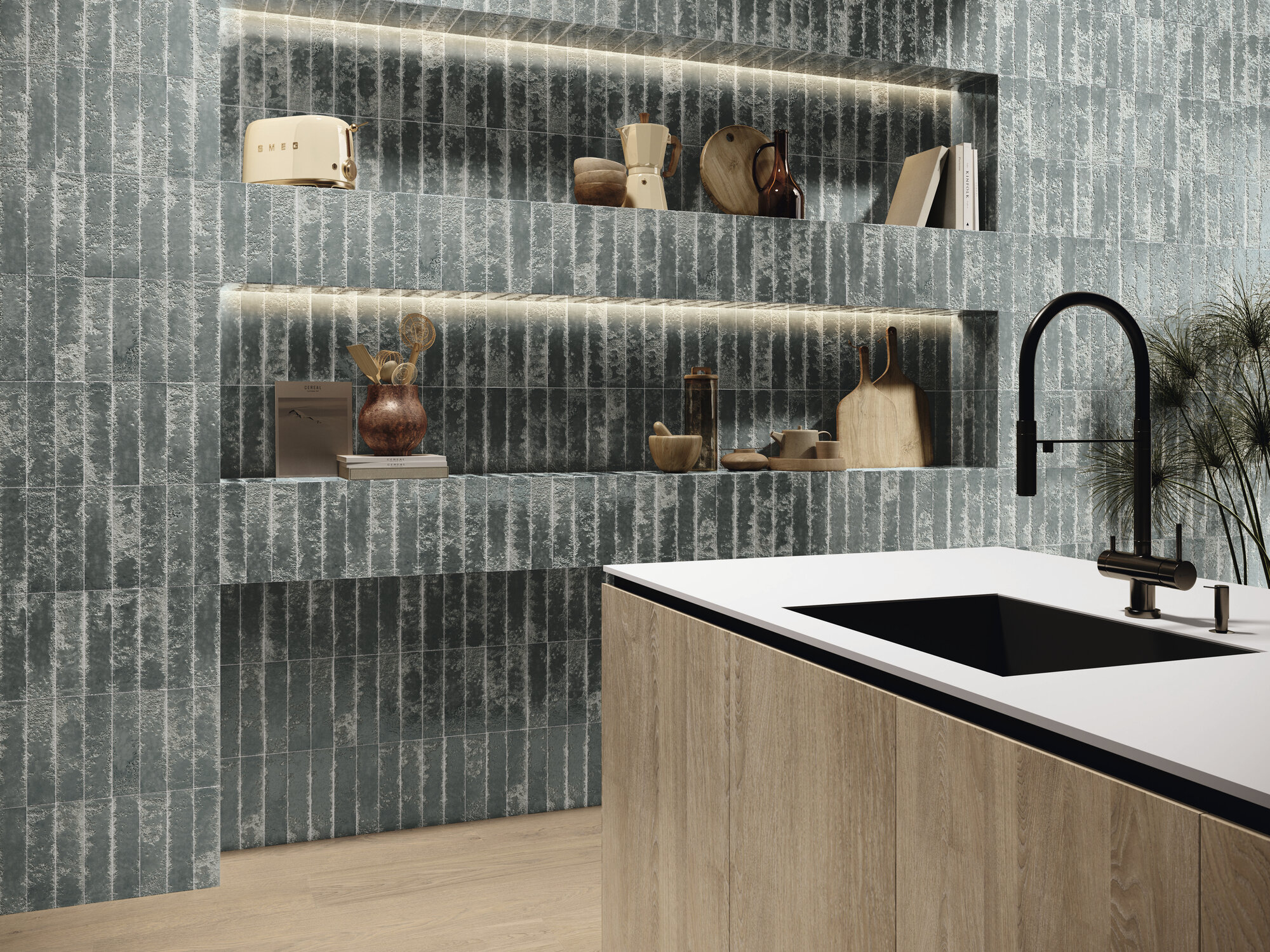 A041164 На стену Pukka Basil Green 6.4x26 - фото 12