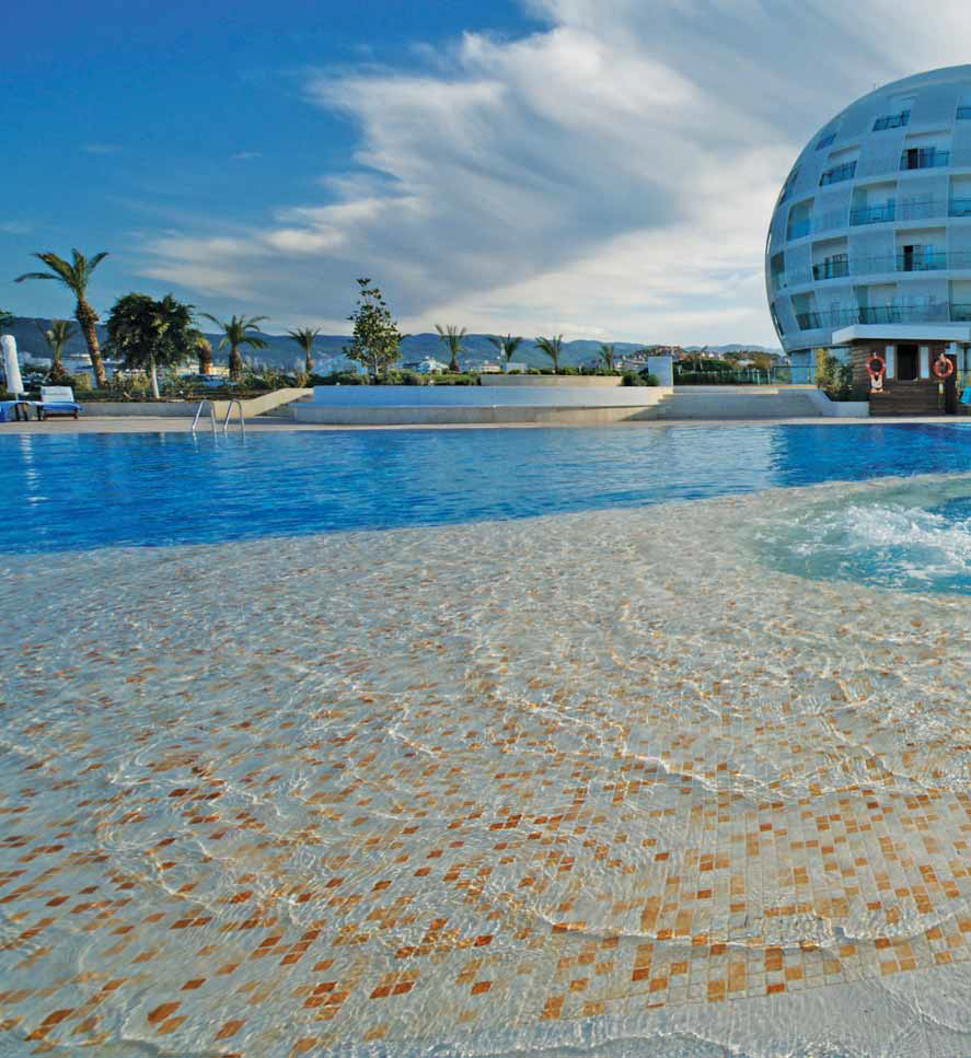 80056 На пол Porcelain Mosaic Yellow 5x5 30x30 - фото 4