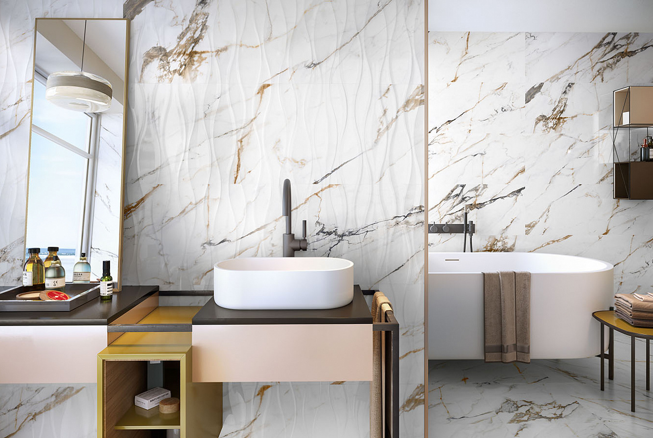 На пол Firenze 5062 Blue Calacatta - фото 2