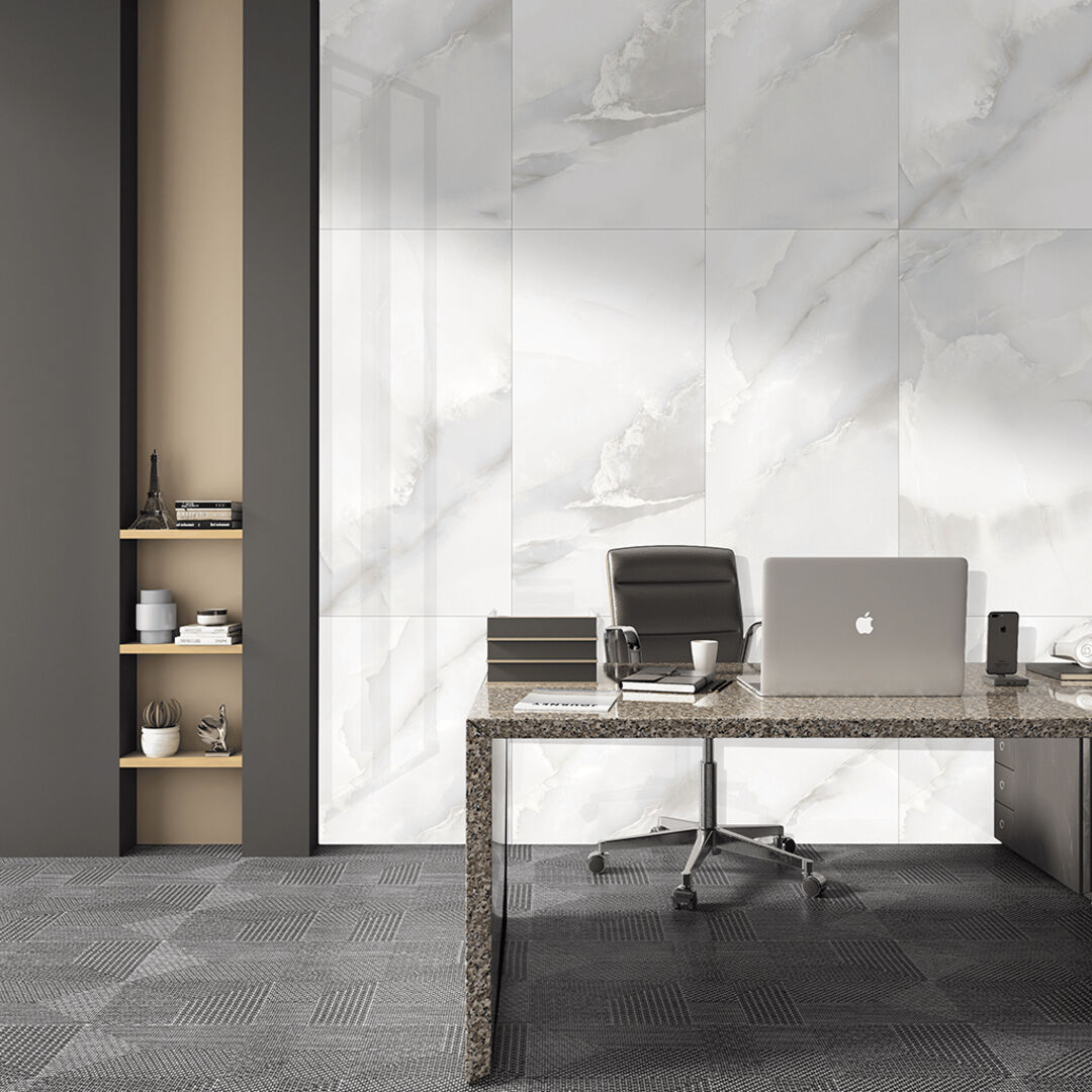 На пол Mercato Onyx Grey Glossy 120x60 - фото 12