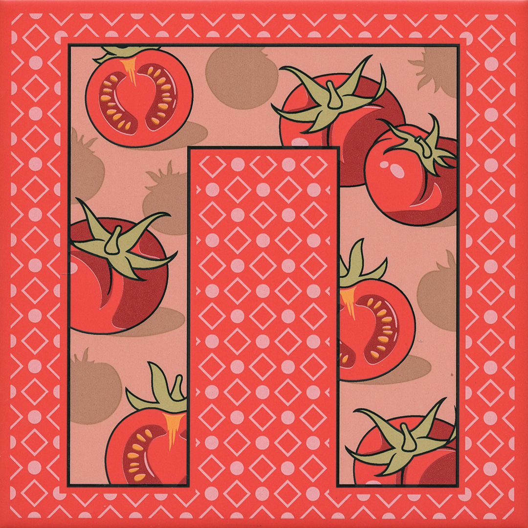 HGD/A562/5107 Декор Сад-огород Помидор Матовый