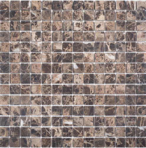 JMST070 Настенная Wild Stone мраморная мозаика Dark Emperador Matt