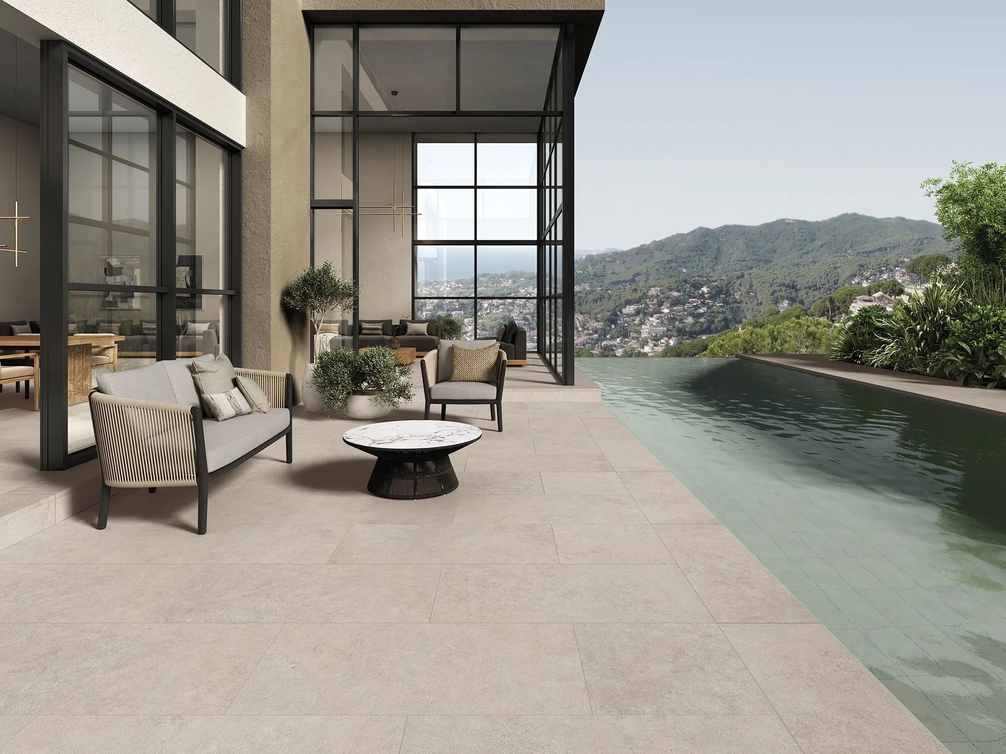 Ступень Essenza Фронтальная С-3 ML Rust 33x33 - фото 4