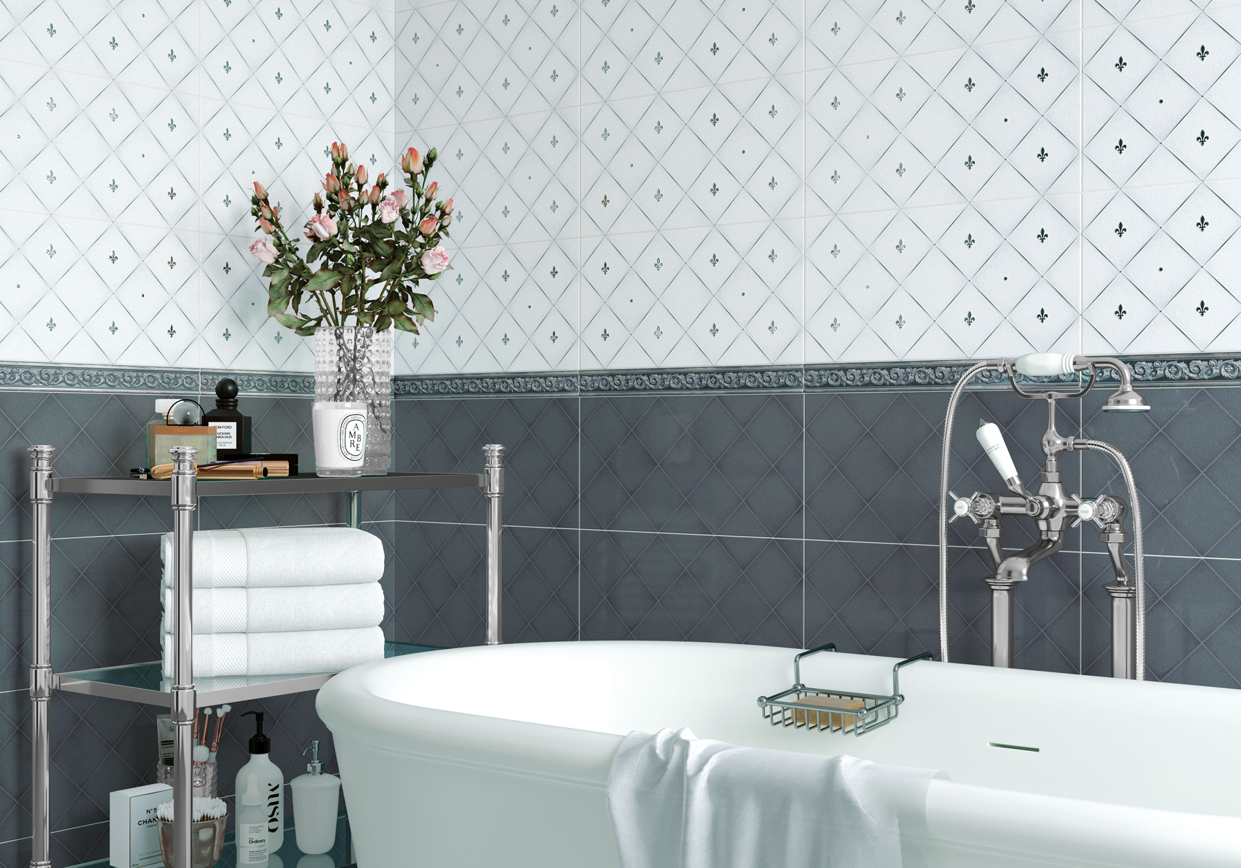 GP6ADE24 На пол Adele Arctic Verde 41x41 - фото 10