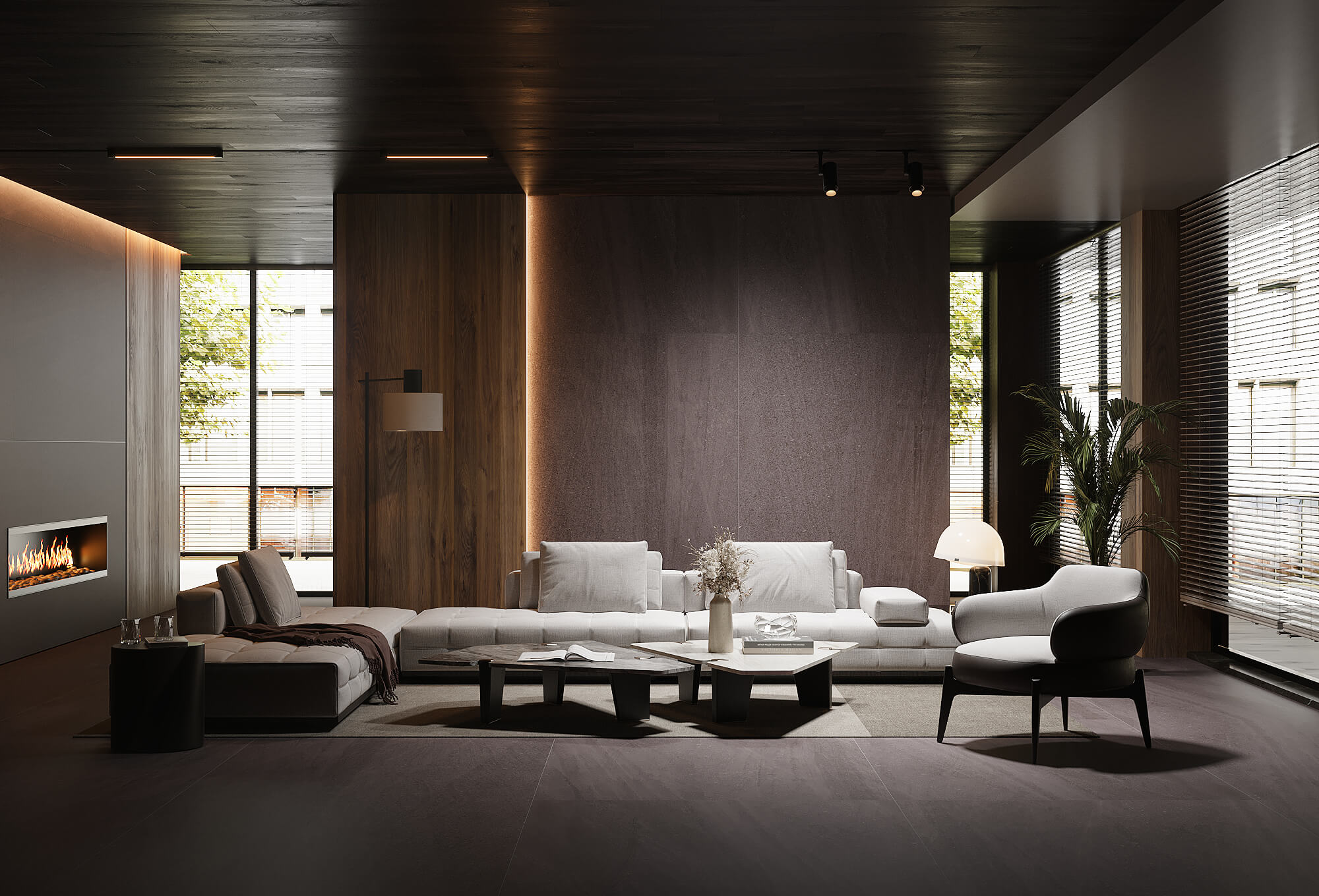 1093 На пол 1XL Slate Nero Mate 180x120 - фото 29