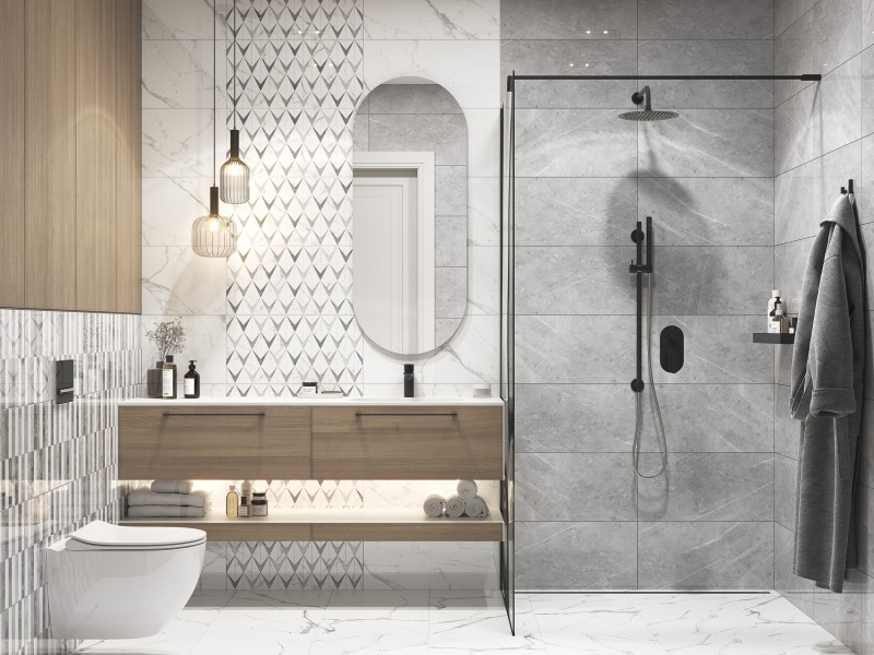 16798 На стену Marmo Cерый 59.8*29.8 - фото 7