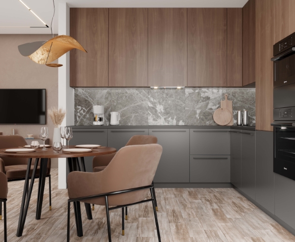 На пол Oldie Темно-бежевый 59.4x14.7 - фото 11