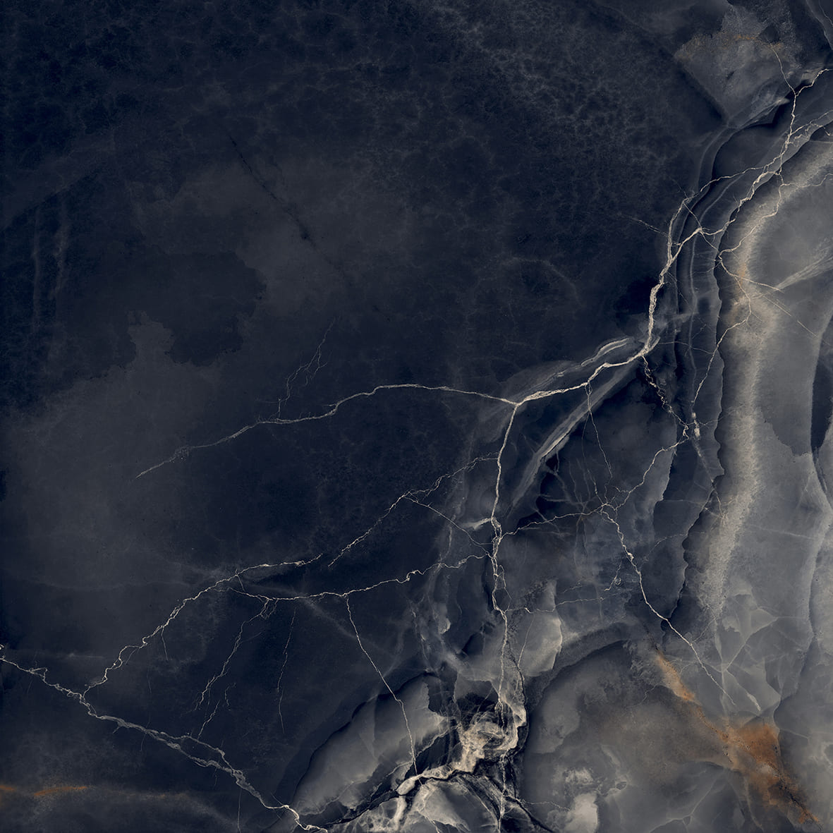 На пол Interstellar Black Чёрный полированный 80х80 - фото 11