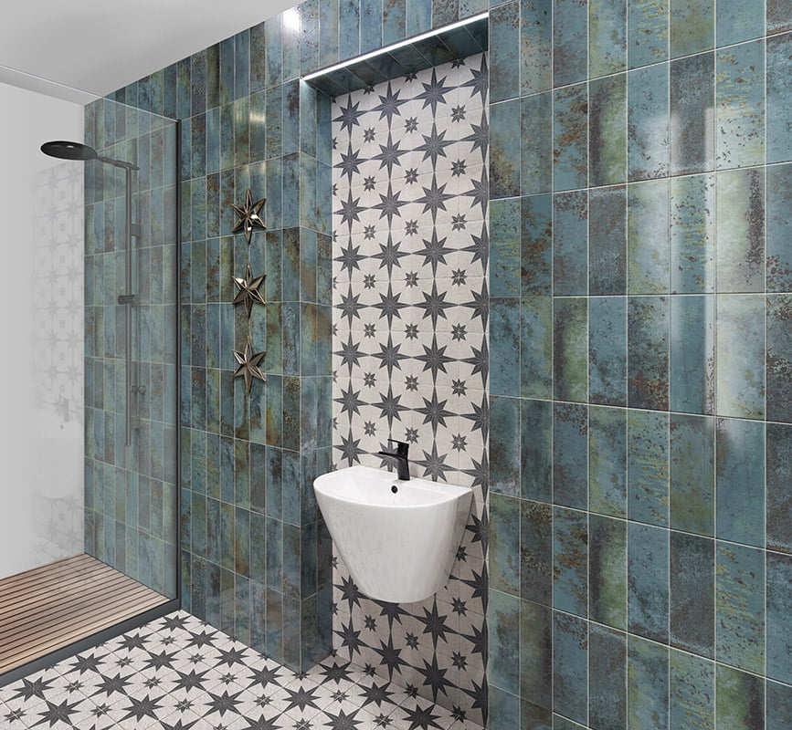 PT03243 На стену Bellagio Arco Blu 10x30 - фото 4