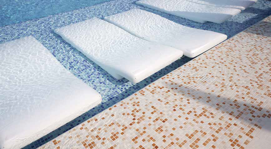 80056 На пол Porcelain Mosaic Yellow 5x5 30x30 - фото 2