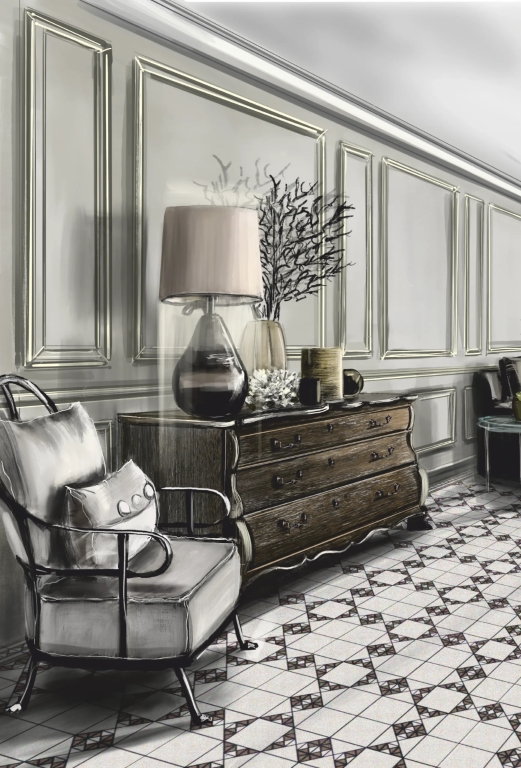 Бордюр Берта Угол (01/05) 14.6x14.6 - фото 2