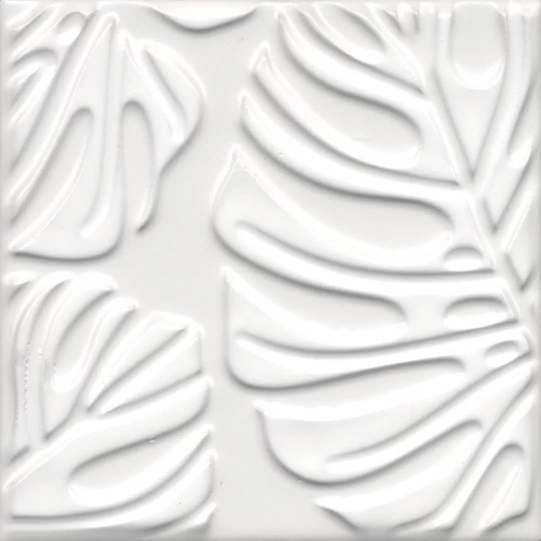 KMD2SFC001BN Декор Агдаль 2 белый матовый структура 15x15x0.9