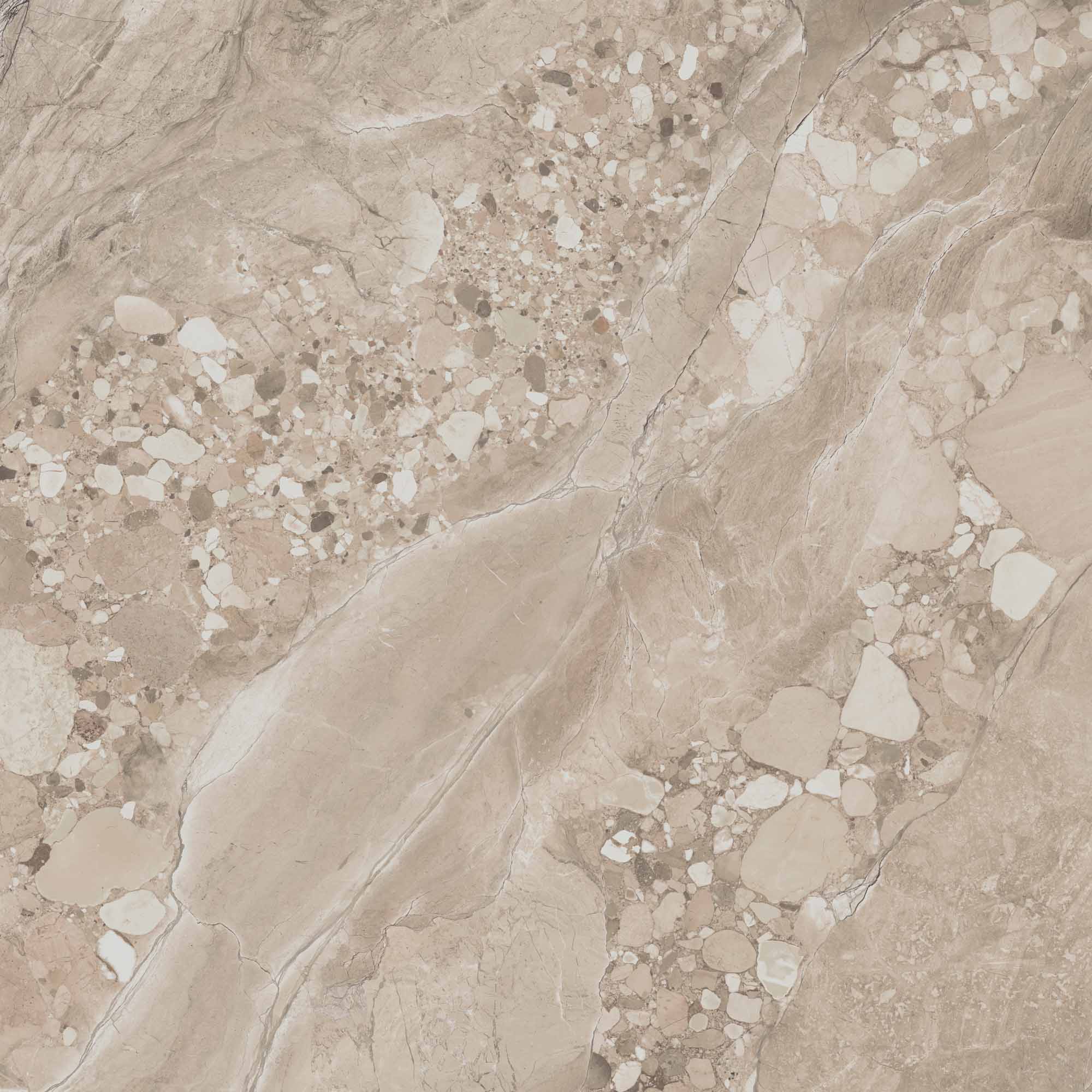 На пол Oceanmist OM02 Beige неполированный 80x80 - фото 2