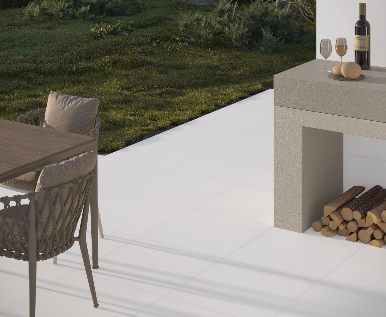 На пол Betonica Blanco PRO Светло-серый матовый R11Soft 60х120 - фото 10