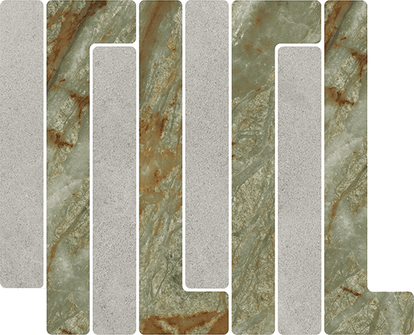 41W3 Декор Tandem Mosaico Trellick Faroe Ceniza 30x24.2