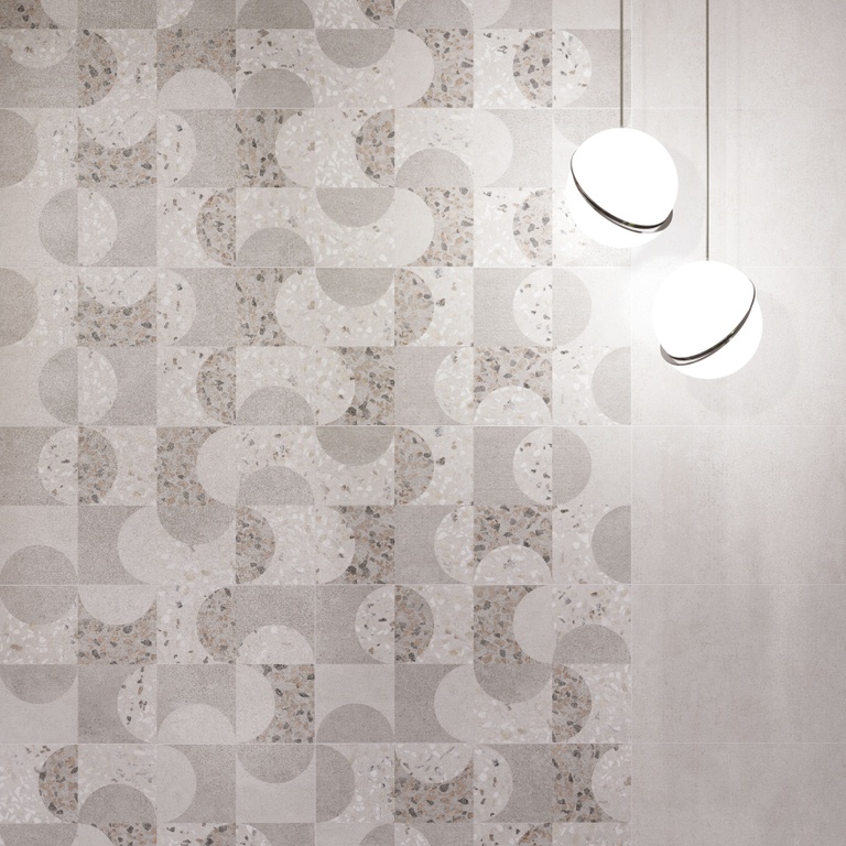 K9498938LPR1VTE0 Декор Beton-X Beton-Terrazzo Мозаичный микс Темный Лаппато R9 Ректификат 10x5 - фото 4