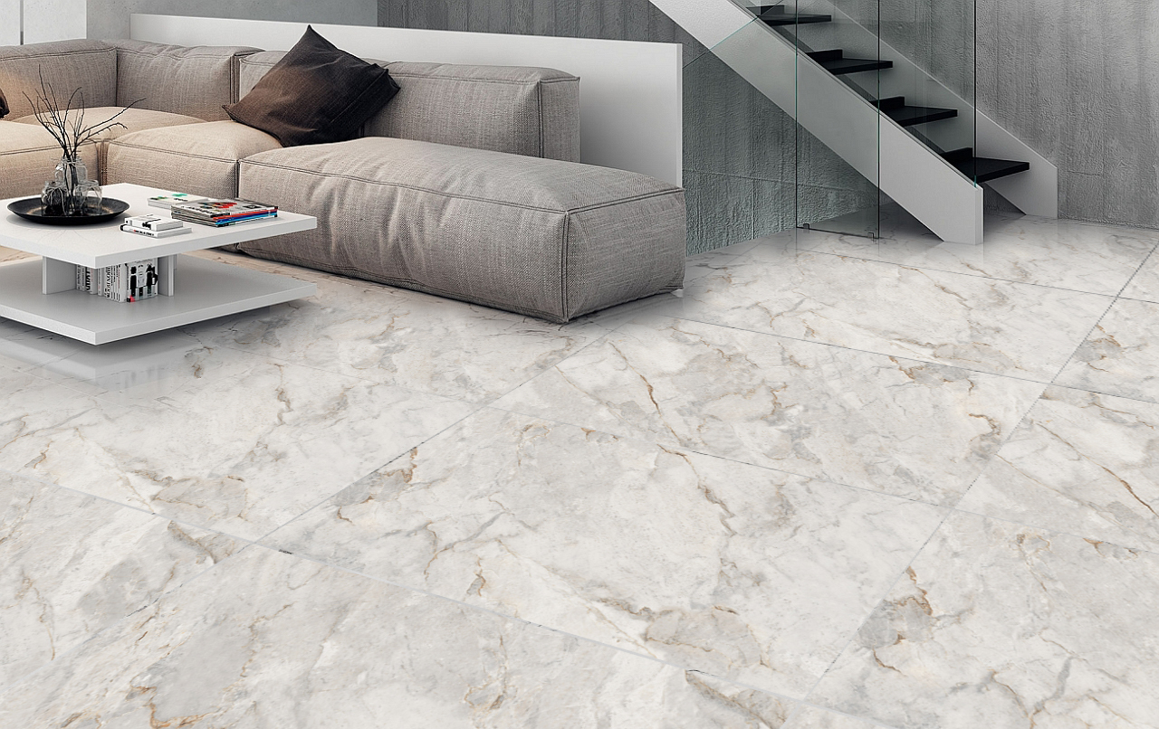 На пол Statuario Brasiliano Brasiliano Matt Carving 60x120 - фото 7