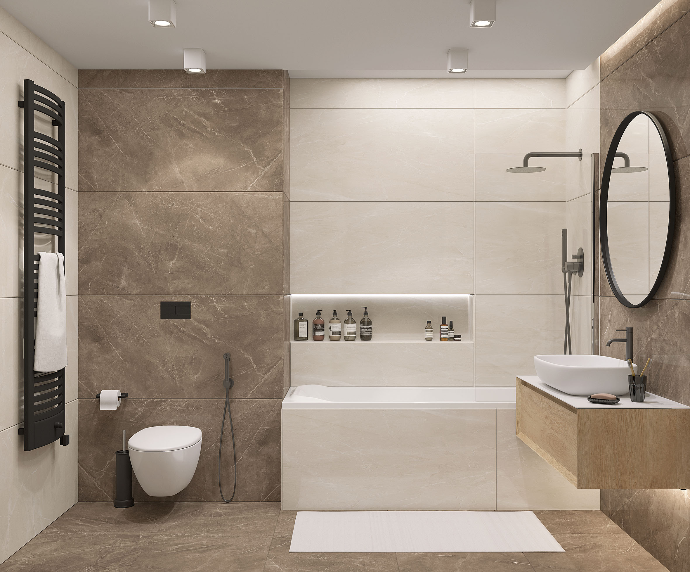 На пол Elegant Armani Crema Полированный 60 - фото 2