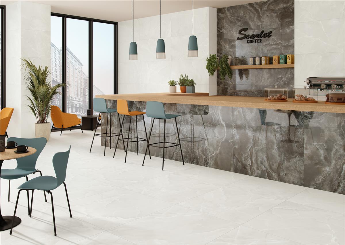 На пол Scarlet P.E. Soft Grey Pul. Rect 100x100 - фото 6