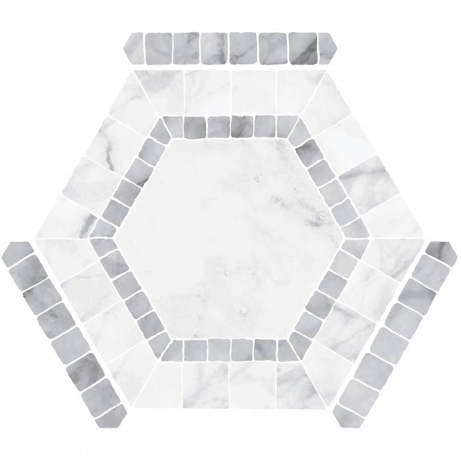 На пол Avant Ibiza White 22x25 - фото 7