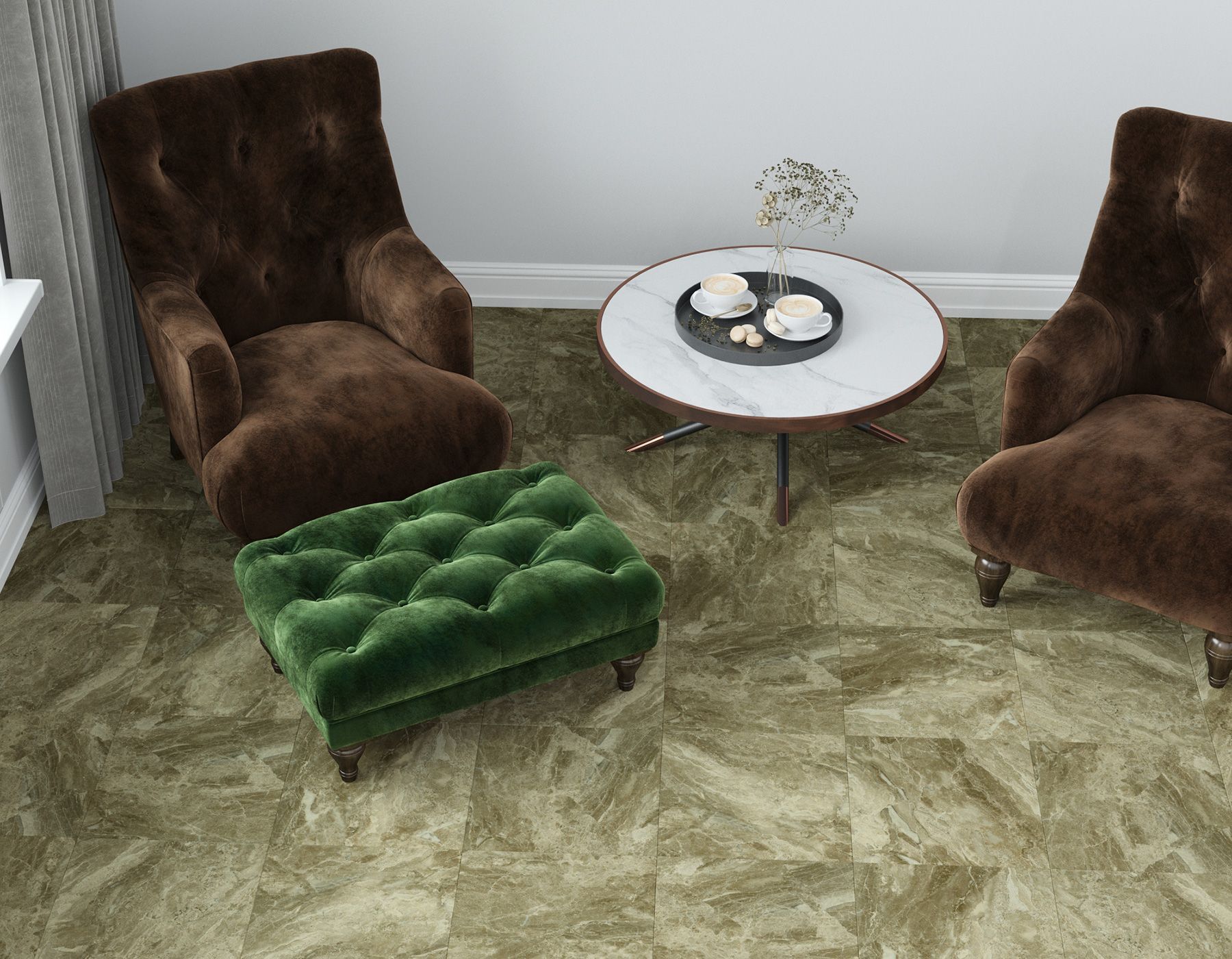 На пол Sun Paradise Grey 50x50 - фото 6