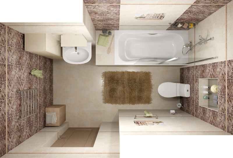 Бордюр Marche Beige стекло - фото 6