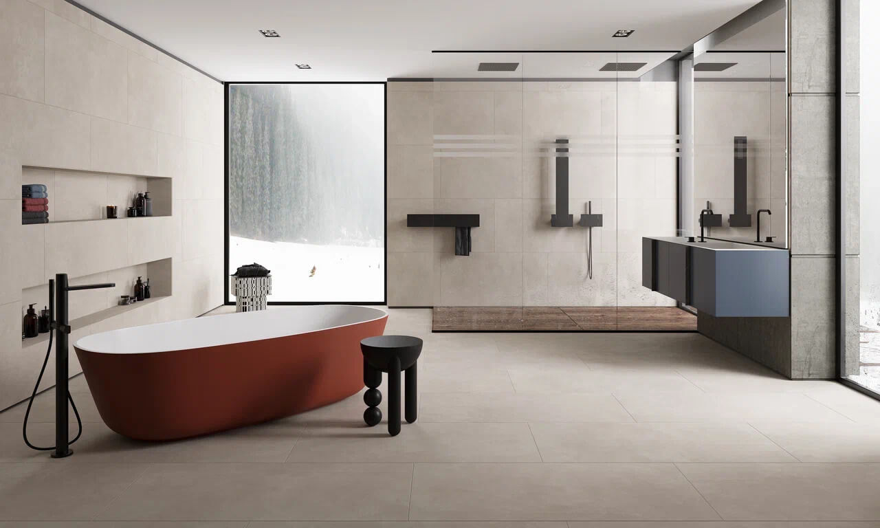 933  На пол Cement Flake Mud 180x120 - фото 31