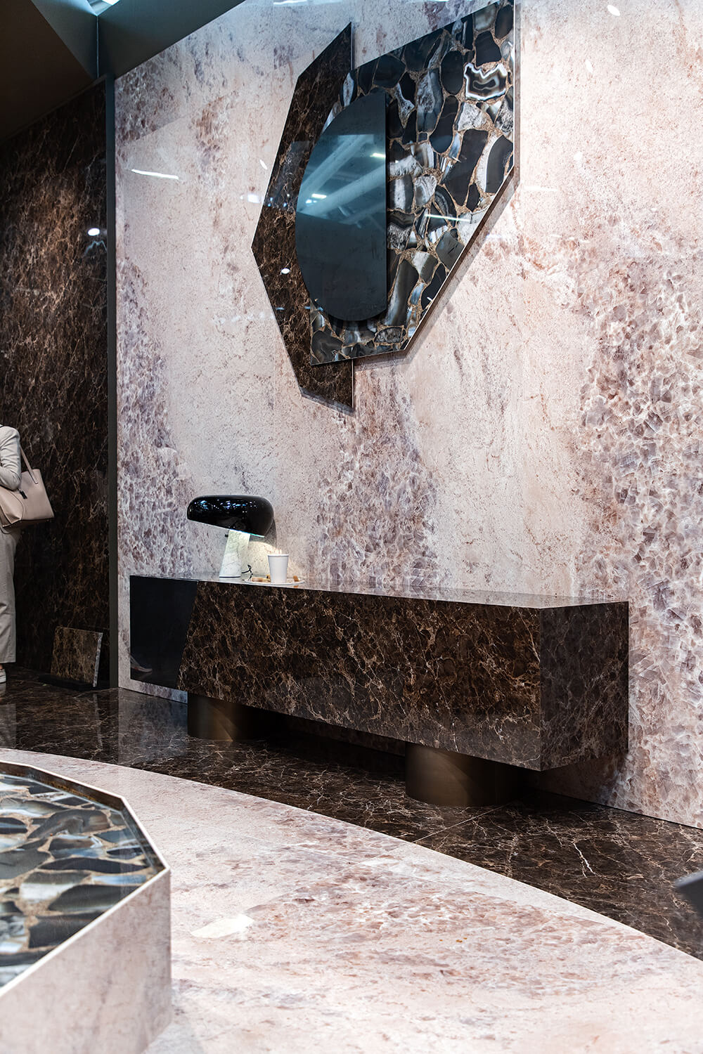 L175373MF6 На пол Gemstone Maxfine Gem Rose Lucido 75x150 - фото 8