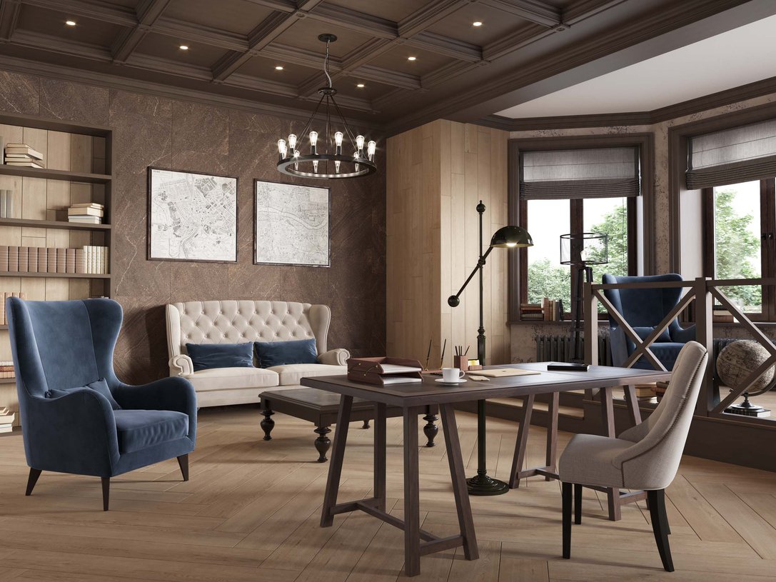 Mosaic/CW02_NR/25x28,5/Hexagon Декор Classic Wood CW02 Dark Grey Hexagon Неполированный 28.5x25 - фото 2