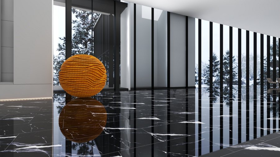 GOLDEN CARRARA 60*120 (2 шт-1,44 м2) На пол Porcelain Tile 60x120 Golden Carrara - фото 11