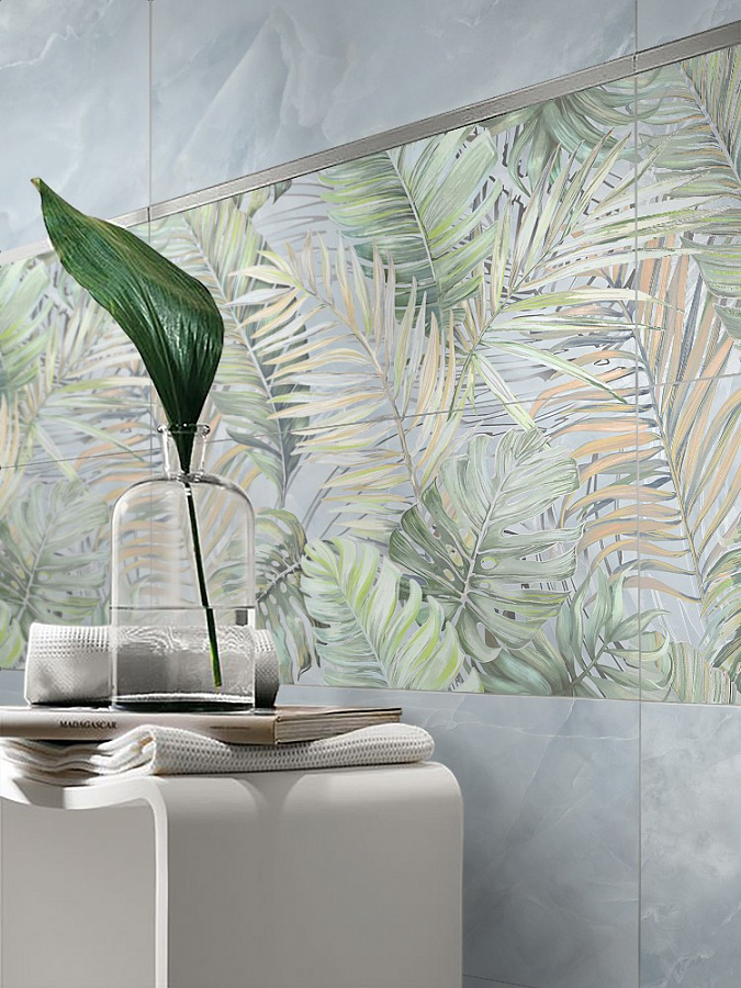 921659 На стену Onice Blu Синяя Rel - фото 4