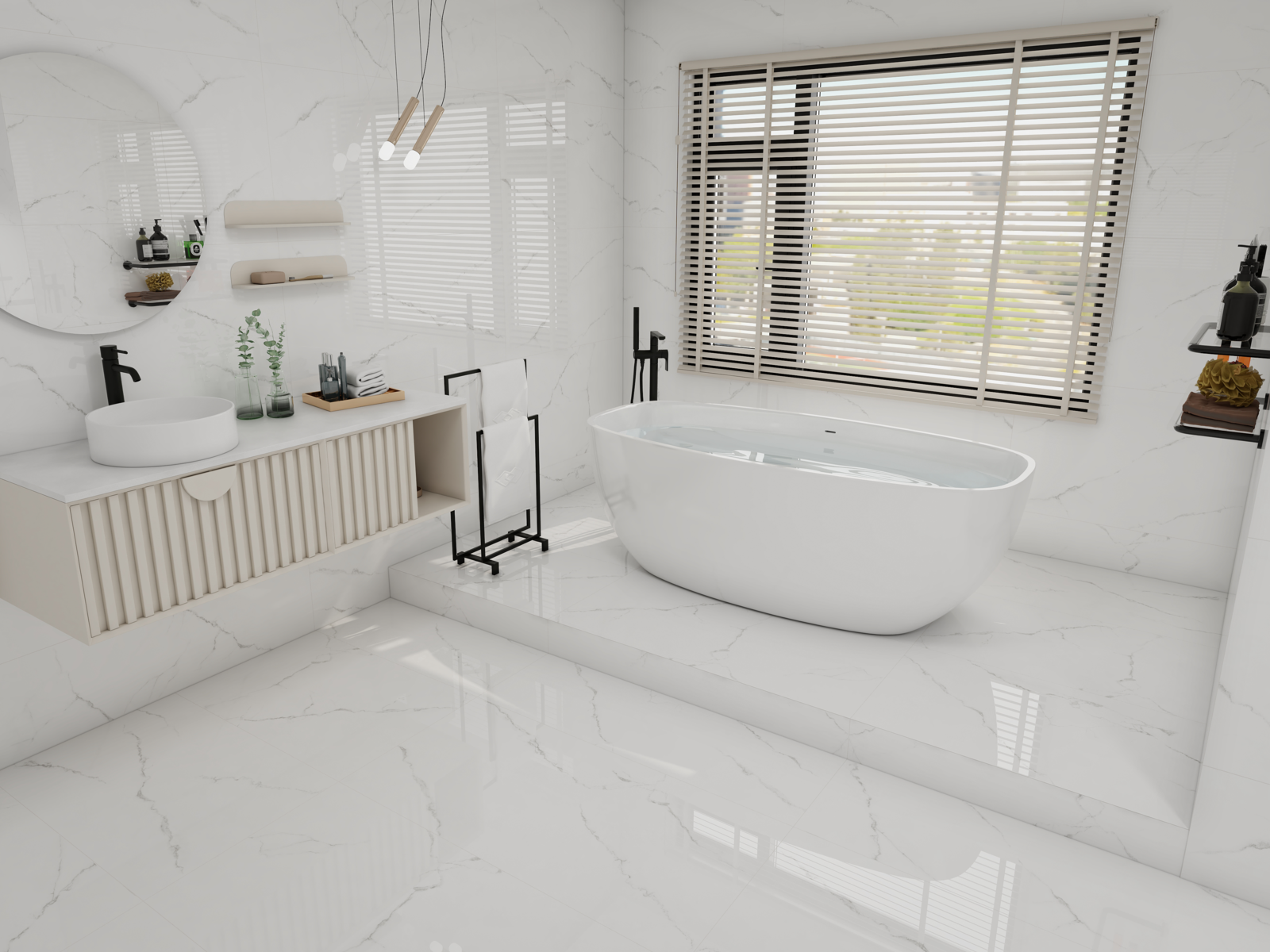 На пол Calacata Lite Калаката Лайт 60x60 - фото 17