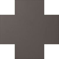 На пол Метлахская плитка 070CRGRU Cross 7 Grey GRU 7x7