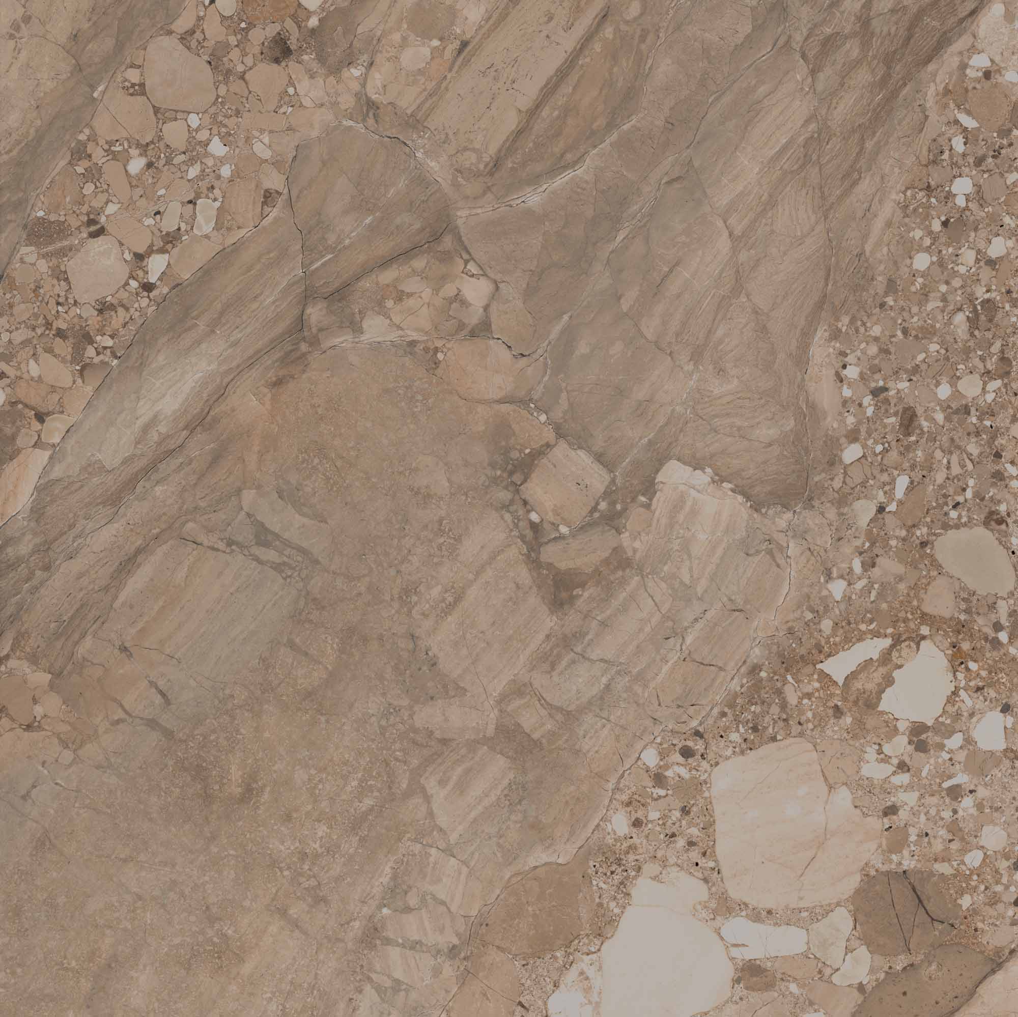 На пол Oceanmist OM03 Brown неполированный 80x80 - фото 3