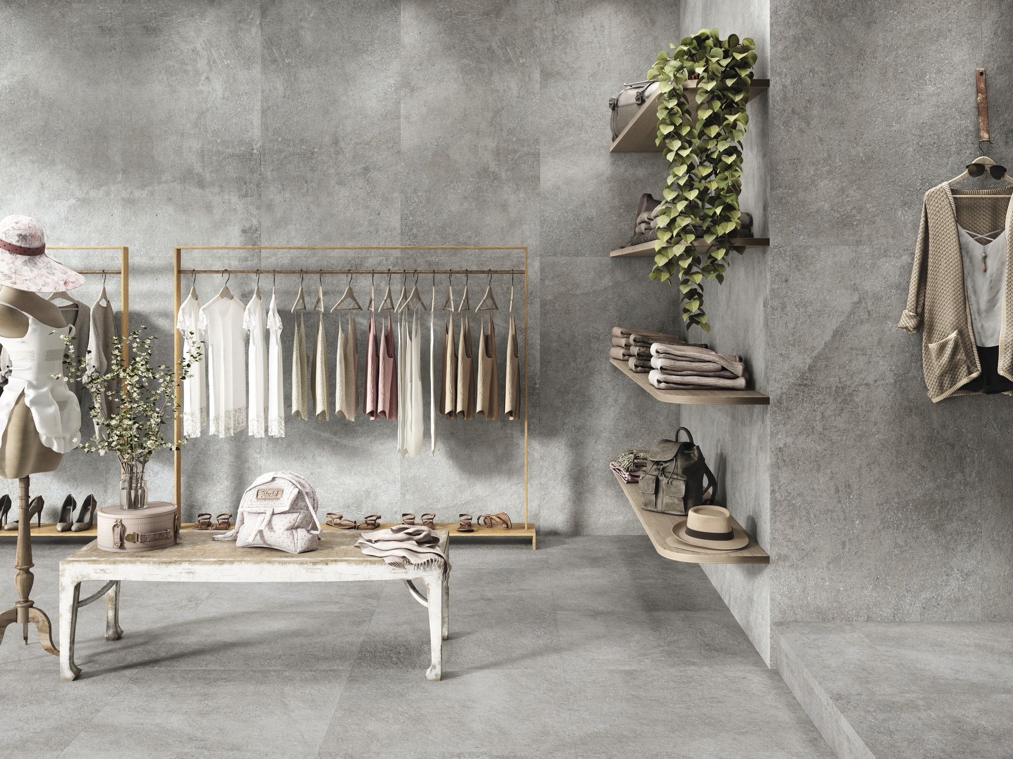 На пол Habitat Taupe 120x120 - фото 9