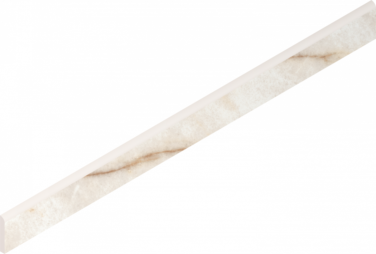 610130007466 Плинтус Stellaris Crystal Pure Battiscopa Nat 7.2x80