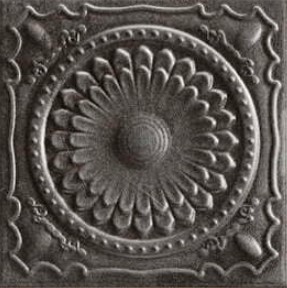 Декор Metal Tiles Relief Silver 20x20 - фото 4