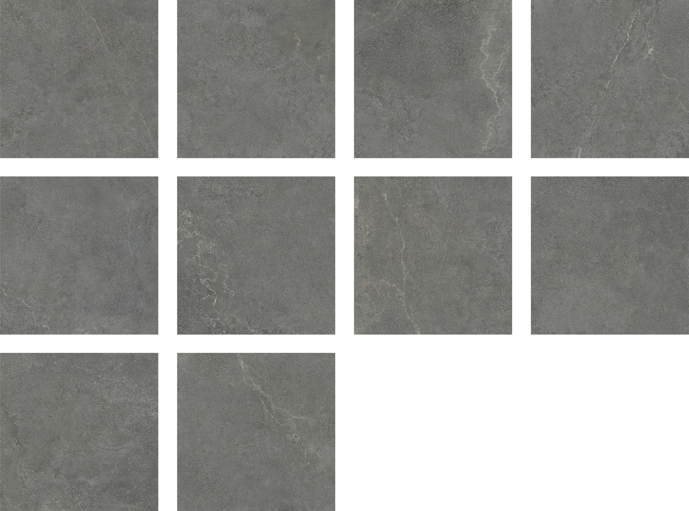 На пол Antislip Limestone Nero R12 60x60 - фото 6
