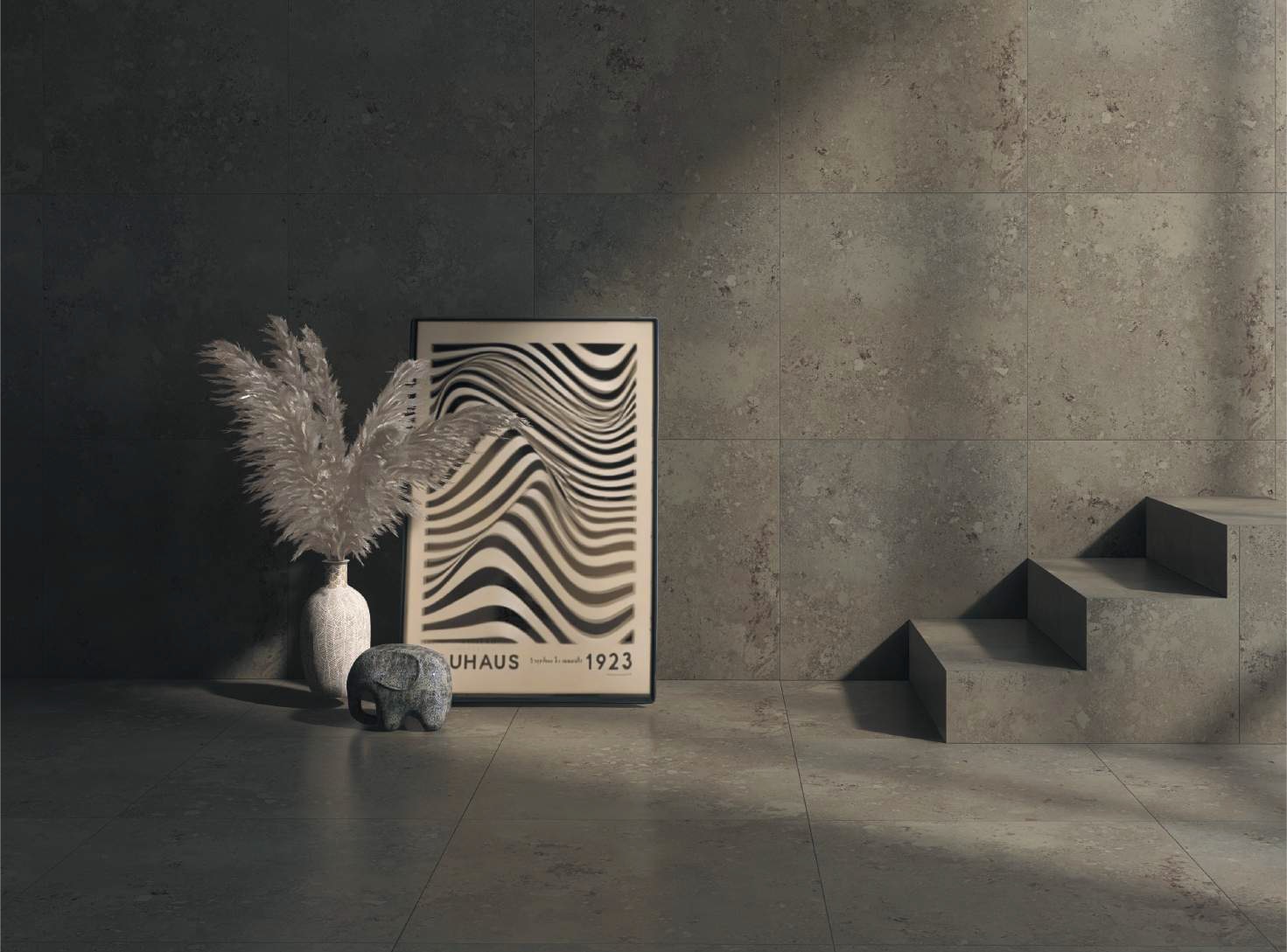 7930138704583 На пол Limestone Brown Mat 60x60 - фото 3