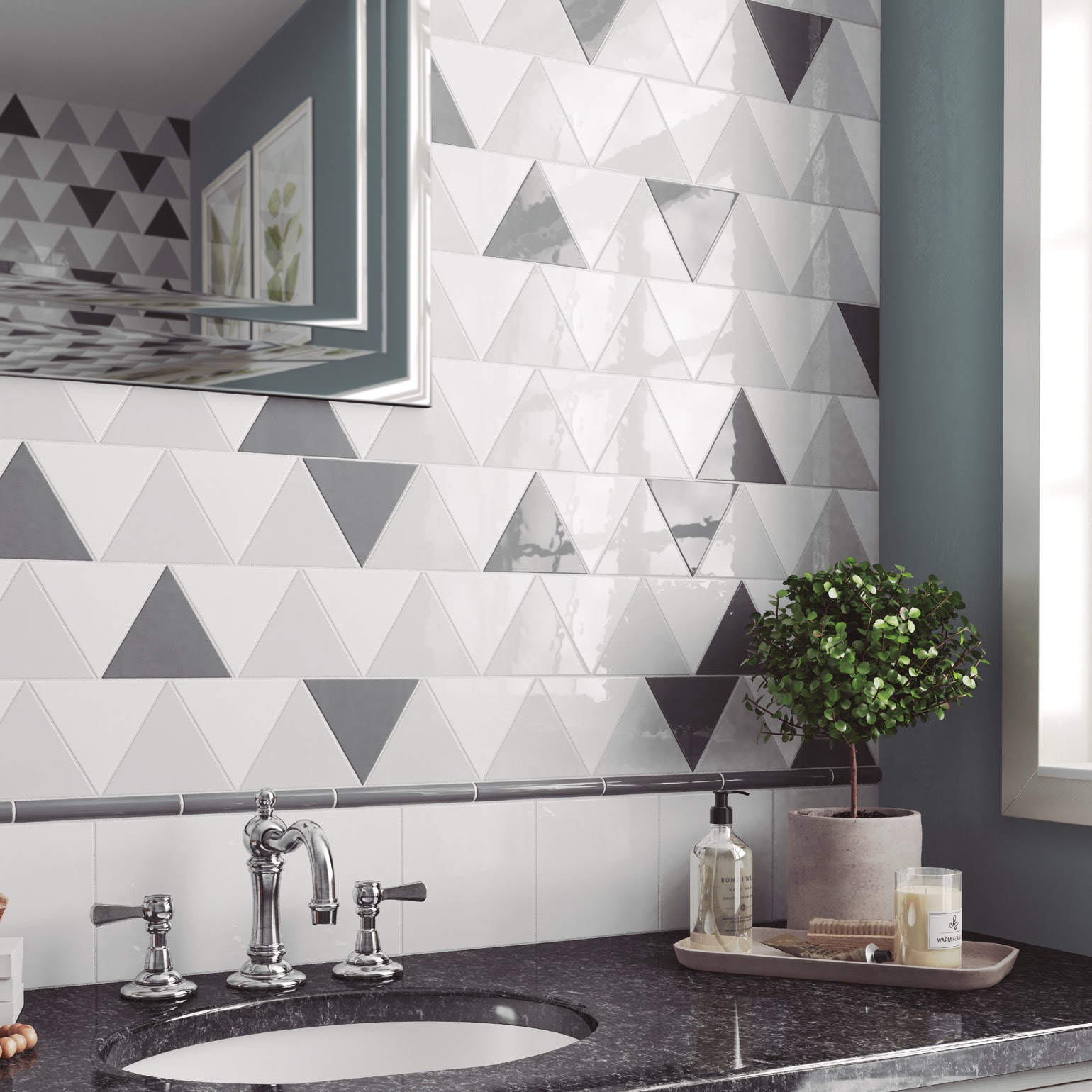 21911 На стену Scale Hexagon White 10.7x12.4 - фото 7