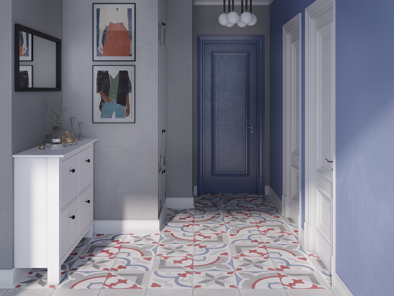 C-MO4A453D Декор Motley Многоцветный цветок - фото 13