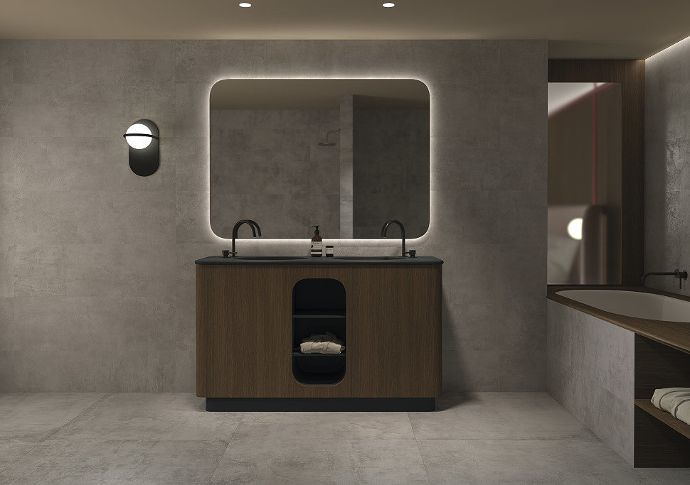 31345 На пол Downtown 4D Anthracite SP/100X180/R 100x180 - фото 16