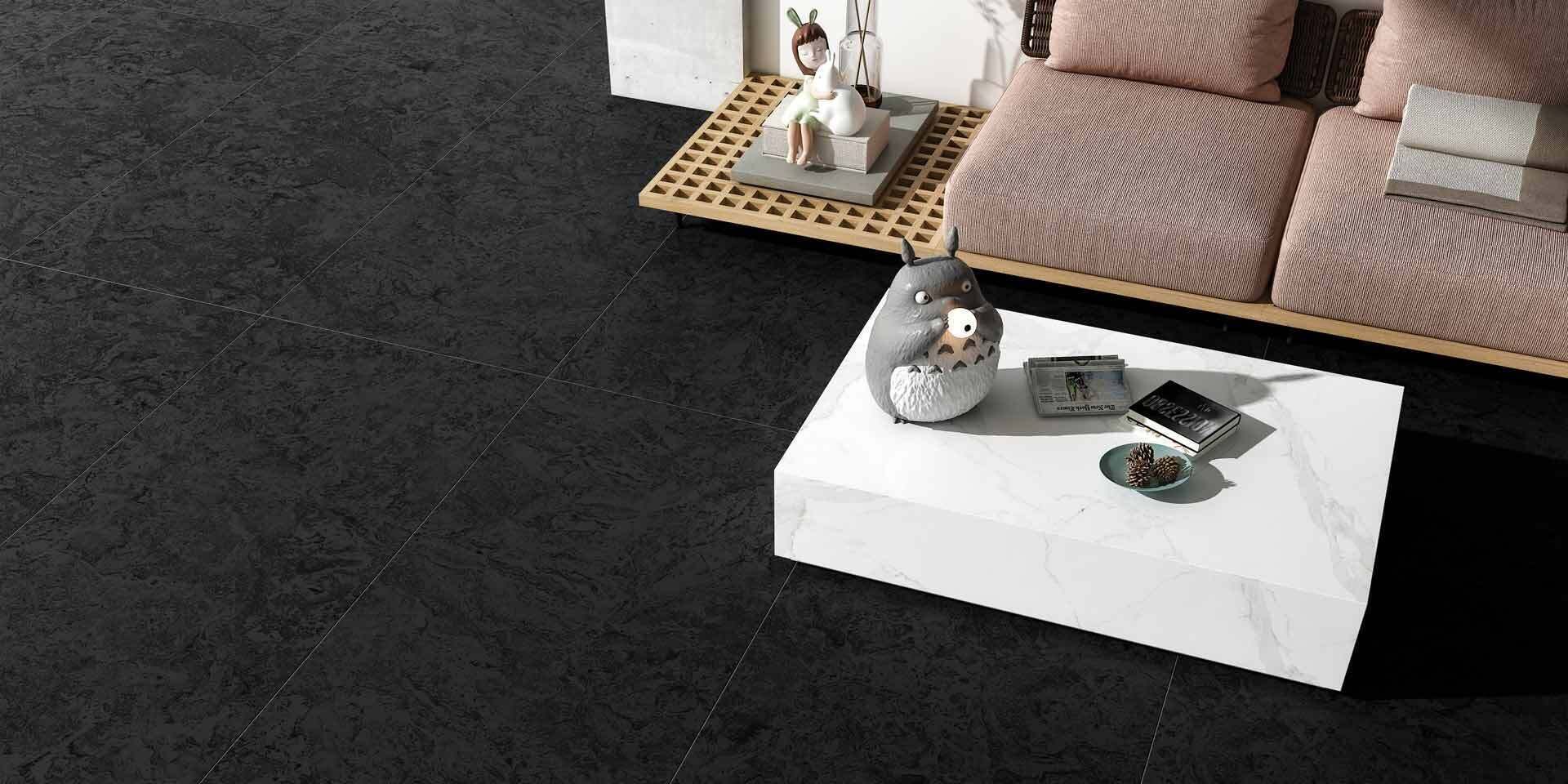 На пол Duo Midnight Black Fullbody Carving 60x120 - фото 13