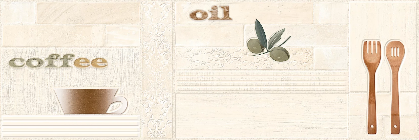 На стену Brick Cook XL Beige