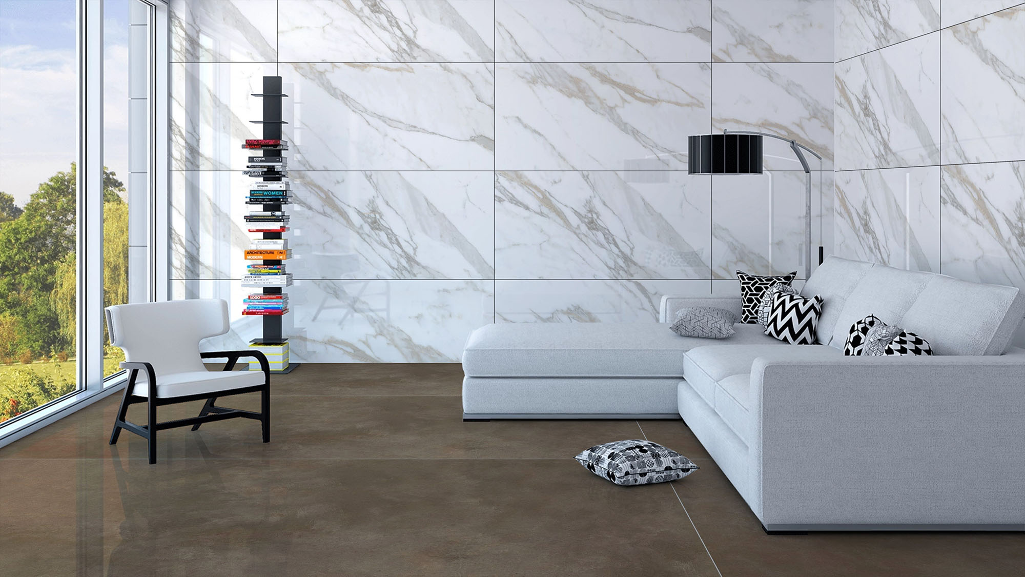 На пол Calacatta Borghini Sugar 60х120 - фото 8